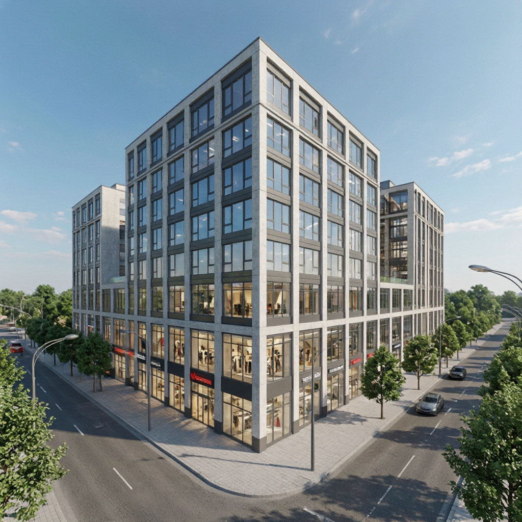 Mixed-use commercial building