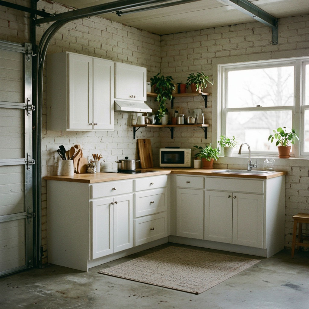 Garage conversion kitchenette